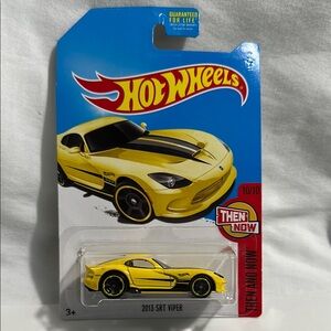 Hot Wheels 2013 SRT Viper Yellow Then and Now